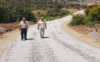 محمد ابرشان يتفقد أشغال الطريق الرابطة بين بوحمزة وبني سيدال الجبل