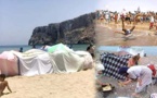 صورة لـ"خيام مرقعة" بشاطئ "كيمادو" بالحسيمة تشعل نقاشا محتدا وسط دعوات لمحاربة مظاهرها السلبية