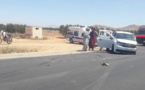 اصطدام مروع بين شاحنة وسيارة يسفر عن إصابة سائق بجروح خطيرة بمدخل تيزطوطين