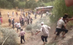 حافلة الحسيمة التي إنقلبت في حادثة سير خطيرة بتاونات تخلف 4 قتلى و23 جريحا