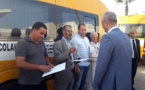 توزيع حافلات للنقل المدرسي على خمس جماعات بإقليم الحسيمة
