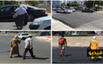 غياب ممرات الراجلين يربك حركة المرور بشارعي طنجة و 3 مارس 