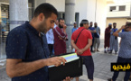 جمعية العهد الجديد للتجار المتنقلين ينظمون وقفة صامتة بمدينة الناظور وهذه مطالبهم 