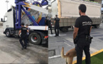 بالصور.. إستنفار بمدينة مليلية لمنع إختباء المهاجرين السريين في آليات "فيريا" خلال عودتها الى إسبانيا