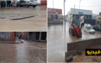 بعد نشرة التحذير.. حاسي بركان تغرق تحت السيول وتاوريرت عائمة فوق المياه وأمطار غزيرة بالعروي