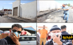 سائقو الطاكسيات بالناظور ينتفضون احتجاجا على خنقهم بالروائح الكريهة المنبعثة من سوق السمك 