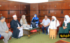 نائب رئيس جامعة الأزهر بمصر يستقبل شيخ الطريقة الكركرية بالعروي