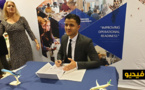 إبن الناظور نوفل حاجي يحصل على شهادة في الطيران بامستردام