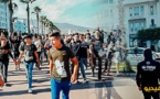 التراس "فري مان" تحتج بمسيرة وسط الناظور للكشف عن حقيقة وفاة سجين بالناظور