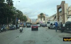 شاهدوا جولة في مدينة الناظور.. الرياح القوية ترغم الساكنة على المكوث بالمنازل