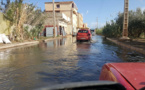 التساقطات المطرية تغرق أكبر شارع في حي عاريض بالناظور 