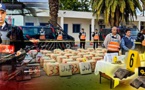 شاهدوا.. هذا ما تم حجزه لدى الشبكة الدولية لتهريب المخدرات بالناظور