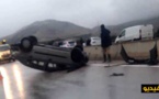 شاهدوا بالفيديو.. فاجعة بإقليم تازة .. 8 قتلى وعشرات الإصابات في حادث انقلاب حافلة
