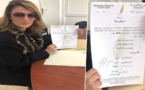 ليلى أحكيم تضع ملف ترشحها لخلافة الرئيس المعزول سليمان حوليش 
