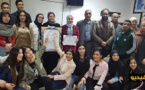 القاصة حنان قروع في ضيافة أسرتها التربوية بالثانوية التأهيلية الناظور الجديدة