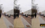 شاهدوا بالفيديو.. الشرطة الفرنسية تطلق النار على رجل يشهر سكيناً ويهتف الله أكبر