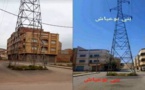 الفسابكة يسخرون من وضعية عمود كهربائي وسط بني بوعياش ويشبهونه بـ"برج إيفل" الفرنسي