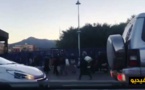 شاهدوا... استنفار بمعبر بني انصار بسبب احتجاز مئات المغاربة من طرف الشرطة الاسبانية 
