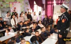 شرطة الناظور تؤطر حملة تحسيسية لتلاميذ مدرسة مارتشيكا حول السلامة الطرقية