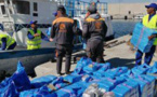 بالصور.. إحباط محاولة تهريب طن و150 كيلوغرام من مخدر الشيرا
