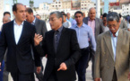 وزير الشباب والرياضة يتفقد الفضاءات الرياضية بالناظور وطارق يحيى يغلق الملعب البلدي في وجهه