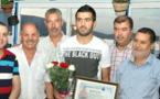 تكريم اللاعب أحمد جحوح بالناظور من طرف الإتحاد الجهوي للصحافة الإلكترونية بالريف