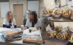 افاق للتضامن والتنمية ببروكسيل تزود موظفي القطاع الطبي بوجبات عشاء عرفانا وامتنانا من الجالية لهم