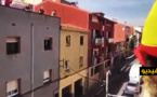 شاهدوا.. بهذه الطريقة احتفلت الشرطة الإسبانية بعيد ميلاد مُسنّة مغربية مغمورة في عز الطوارئ