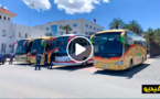 شاهدوا المباشر.. سلطات الناظور تجهز الحافلات لنقل المغاربة العالقين بمليلية