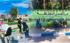 صباغة الأزقة ورسومات على الجدران... شباب أزغنغان يطلقون مبادرة لتزيين أحياء المدينة 