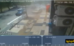 مقطع فيديو يسجل بشكل مباشر حادث السير بطريق أزغنغان