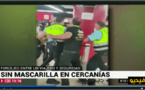 بالفيديو.. حرس الأمن بمحطة للقطار بإسبانيا يعتدون على مهاجر مغربي بسبب عدم ارتدائه الكمامة بالفيديو.. حرس الأمن بمحطة للقطار بإسبانيا يعتدون على مهاجر مغربي بسبب عدم ارتدائه الكمامة