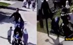  الشرطة تعتقل شخصا اعتدى على محجبة في الشارع العام أمام أبنائها