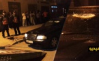 شاهدوا.. استنفار أمني ببني انصار إثر تبادل لإطلاق النار بين ركاب سيارتين
