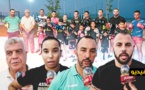 بطل المغرب في الكيك بوكسينغ ابن الناظور حميد بعراب يجري التداريب لمجموعة من الشباب بالكورنيش
