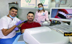 الفنان بدر سلطان بالناظور للحصول على "هوليود سمايل" ويكشف عن سبب توافده بكثرة على المدينة