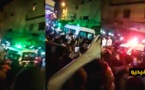 شاهدوا.. مغاربة يتحدون حالة الطوارئ ويحتفلون بموسم بوجلود أمام السلطات