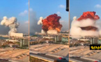 شاهدوا.. إنفجار كبير يهز بيروت ويسقط مئات الجرحى والقتلى 