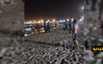 مهاجر عالق بالناظور يدخل مليلية سباحة من شاطئ بني انصار 