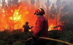 حريق مهول بجبل "تامرسيت" في حاسي بركان ووعورة التضاريس تعقّد مأمورية رجال المطافئ