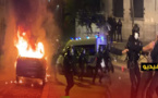 شاهدوا.. أعمال شغب عنيفة عقب خسارة باريس سان جيرمان أمام بايرن