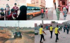  سلطات جماعة بوعرك وفعاليات المجتمع المدني ينظمان حملة تحسيسية ويوزعان مئات الكمامات الطبية 