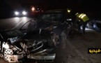 اصطدام قوي بين سيارتين يرسل ثلاثة أشخاص إلى المستشفى الحسني بالناظور 