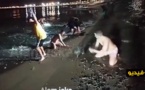 شاهدوا.. نفوق الآلاف من الأسماك بأحد شواطئ الريف