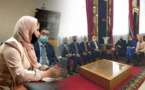 "عتيقة ختا" نقابية تمثل العمال الناظوريون بمليلية في لقاءات بقيادات الأحزاب بالرباط
