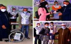  جمعية "الدار لكبيرة" بأزلاف تسلم 30 لوحة إلكترونية لتلاميذ البكالوريا و21 كرسي متحرك لذوي الاحتياجات الخاصة