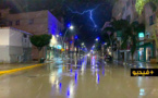 شاهدوا.. ليلة ممطرة بالناظور تبشر بموسم فلاحي جيد
