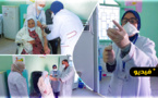 شاهدوا.. أجواء عملية تلقيح كبار السن وأول المستفيدين من لقاح كورونا بالناظور