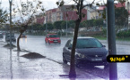 شاهدوا.. أمطار رعدية قوية تغرق شوارع الناظور والجماعات المجاورة