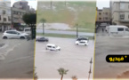 شاهدوا.. فيضانات "تغرق" شوارع مدينة طنجة ونواحيها